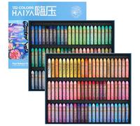 Paul Rubens Oil Pastels Set - 132 Vibrant Colors, Ultra-Soft and Creamy Texture, Easy to Blend for Artists and Beginners - Bullet Head Design for Drawing, Painting, Sketching - New Packaging