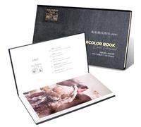 Paul Rubens Watercolour Paper Block,100% Cotton Watercolour Sketchbook,Acid-Free,300gsm/140lb,Cold Press Art Supplies for Adults and Students,20 Sheets,5.9 * 11.5 Inches