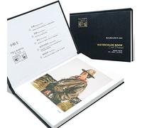 Paul Rubens Watercolour Paper Pad, High Absorption Watercolor Block, 100% Cotton & Acid-Free Cold Pressed Medium Grain Paper for Art and Mixed Media, 20 Sheets, 140lb/300gsm, Size 7.87’’ x 5.43’’
