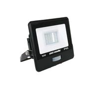 paul russells 10W Motion Sensor Outdoor Lights, 6500K Daylight 1000lm LED Floodlight with PIR Sensor, IP65 Waterproof Outside Security Night Light by Mains Powered for Garden, Outside Wall