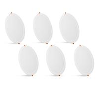 Paul Russells 24W Led Bathroom Ceiling Spotlights, 3 Cct 2400Lm, Non-Dimmable, 6 Pack