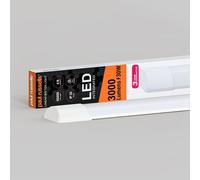 Paul Russells 4 Ft Led Batten Tube Lights, 30W 3000 Lumens, Ip20, 6500K Day Light, Ultra Slim, Pack Of 1