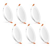 Paul Russells 6W Led Bathroom Ceiling Spotlights, 3 Cct 600Lm, Non-Dimmable, 6 Pack