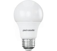 paul russells LED GLS Lights Edison Screw E27, 60w Equivalent, 8Watt 806LM LED Bulbs, 4000K Cool White, Classic Frosted A60 Standard ES Energy Saving (Not Dimmable) Large Globe Lamps, Pack of 1