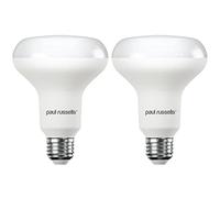 paul russells E27 Spotlight 11W LED Reflector R80 Light Edison Screw, 75w Equivalent Bulb, 1050 Lumen, 6500K Daylight, Frosted 120° Beam Angle ES Energy Saving Non-Dimmable Lightbulbs, Pack of 2