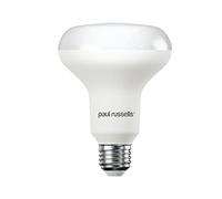 paul russells E27 Spotlight 11W LED Reflector R80 Light Edison Screw, 75w Equivalent Bulb, 1050 Lumen, 6500K Daylight, Frosted 120° Beam Angle ES Energy Saving Non-Dimmable Lightbulbs, Pack of 1