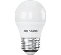 paul russells LED Light Edison Screw E27, 40w Equivalent, 4.9W 470 Lumens LED Bulbs, 4000K Natural Cool White, Mini Globe Frosted G45 ES Golf Ball Energy Saving (Not Dimmable) Lightbulbs, Pack of 1