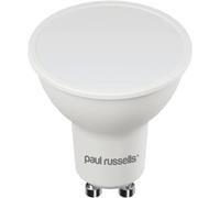 Paul Russells Gu10 Led Bulb, 4.9W 50W Eq, 400Lm, 2700K Warm White, Non-Dimmable, Energy Saving, 1 Pack