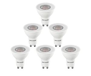 paul russells GU10 LED Bulbs, 4.9W 450lumens, 60Watt Equivalent, GU10 Spotlight Bulbs Replacement, 36° Narrow Beam, Bright Warm White 2700K, No Flickering, Energy Saving Non-Dimmable Light, Pack of 6