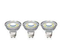 paul russells GU10 LED Bulbs, 4.9W 560lumens, 45Watt Equivalent Halogen GU10 Spotlight Bulbs Replacement, 100° Wide Beam, Bright Daylight 6500K, No Flickering, Energy Saving Non-Dimmable, 3 Packs