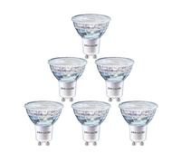 paul russells GU10 LED Bulbs, 5.5W 550lumens, 75Watt Equivalent GU10 Spotlight Bulbs Replacement, 36° Narrow Beam, Bright Warm White 2700K, No Flickering, Energy Saving Non-Dimmable, 6 Packs