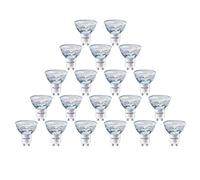 paul russells GU10 LED Bulbs, 5.5W 550lumens, 75Watt Equivalent GU10 Spotlight Bulbs Replacement, 36° Narrow Beam, Bright Warm White 2700K, No Flickering, Energy Saving Non-Dimmable, 20 Packs