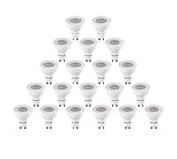 paul russells GU10 LED Bulbs, 5W 450lumens, 60Watt Equivalent, GU10 Spotlight Bulbs Replacement, 36° Narrow Beam, Bright Daylight 6500K, No Flickering, Energy Saving Non-Dimmable, Pack of 20
