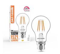 Paul Russells Led Filament Dimmable Gls Bulb, Bc B22, 12W 1521 Lumens, 100W Equivalent, 2700K Warm White