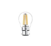 paul russells Dimmable Filament Golf Ball LED Bulbs, Bayonet Cap, B22, BC, 4.5Watt 470LM G45 40w Equivalent, Mini Globe 2700K Warm White, Energy Saving, Decorative Chandelier Lamps, Pack of 1