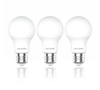 Paul Russells Led Filament Edison Screw E27 Bulb Dimmable A60 7.2W To 50W 640Lm Cri95 2700K Warm White Milky Glass Pack Of 3