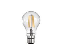 paul russells LED Filament GLS - Dimmable Bayonet Cap Fittings B22 Light Bulbs, 7Watt 806Lumens Classic A60 LED Bulbs, 60w Equivalent, 2700K Warm White Dimmer BC Energy Saving Lamps, 1 Pack