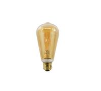 paul russells LED Filament ST64 - Dimmable Edison Screw Fittings E27 LED Bulbs, 7Watt 725Lumens Antique Light Bulbs, 60w Equivalent, 2200K Extra Warm White Dimmer ES Energy Saving Décor Lamps, 1 Pack