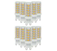 paul russells Dimmable G9 LED Bulbs - Daylight 6500K, 3W, Equivalent to 25W Halogens, AC 220-240V, 250LM, CRI>80, Energy Saving G9 LED Capsule Light Bulbs for Home Lighting, Flicker-Free, 10 Packs