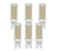 paul russells Dimmable G9 LED Bulbs - Daylight 6500K, 3W, Equivalent to 25W Halogens, AC 220-240V, 250LM, CRI>80, Energy Saving G9 LED Capsule Light Bulbs for Home Lighting, Flicker-Free, 6 Packs