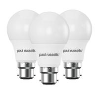 Paul Russells Led Gls Dimmable Bulb Bayonet Cap Bc B22, 8.5W 806Lumens 60W Equivalent, 4000K Cool/natural White Light, Pack Of 3