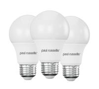 paul russells LED GLS - Dimmable Edison Screw Light, 8.5W 806 Lumens E27 A60 LED Bulbs, 60w Equivalent, 4000K Cool White, Dimmer Standard ES Energy Saving Ceiling Lightbulbs, Pack of 3