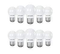 paul russells LED Golf Ball - Dimmable Edison Screw Light, 5.5W 470 LM E27 G45 LED Bulbs, 40w Equivalent, 6500K Daylight, Dimmer ES Energy Saving Ceiling Lightsbulbs, 10 Pack