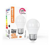 paul russells LED Golf Ball - Dimmable Edison Screw Light, 5.5W 470 LM E27 G45 LED Bulbs, 40w Equivalent, 6500K Daylight, Dimmer ES Energy Saving Ceiling Lightsbulbs, 1 Pack