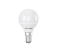 paul russells LED Golf Ball - Small Edison Dimmable Screw Light, 5.5W E14 G45 LED Bulbs, 40w Equivalent, 4000K Cool White/Natural White, Dimmer SES Energy Saving Ceiling Lightsbulbs, 1 Pack