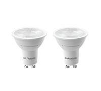 paul russells LED GU10 - Dimmable Fittings Frosted Spot Lightbulbs, 4.5W 345 Lumens LED Bulbs, 50w Equivalent, 6500K Daylight Bright White, Dimmer Energy Saving 38° Ceiling Spotlights, 2 Pack