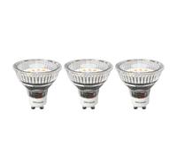 paul russells GU10 LED Bulbs, 4W 450lumens, 35Watt Equivalent GU10 Spotlight Bulbs Replacement, 100° Wide Beam, Bright Daylight 6500K, No Flickering, Energy Saving Non-Dimmable, Pack of 3