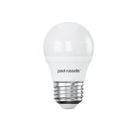 paul russells LED Light Edison Screw E27, 40w Equivalent, 4.9W 470 Lumens LED Bulbs, 4000K Natural Cool White, Mini Globe Frosted G45 ES Golf Ball Energy Saving (Not Dimmable) Lightbulbs, Pack of 1