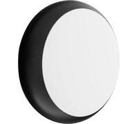 paul russells LED Ceiling & Wall Light Slimline Bulkhead, Adjust 12W/16W/20W - 120Lm/W, 3CCT 3000K/4000K/6500K, IP65, Black Bezel, Modern Flush for Commercial, Hallway, Outdoor Use