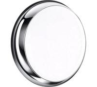 paul russells LED Ceiling & Wall Light Slimline Bulkhead, Adjust 12W/16W/20W - 120Lm/W, 3CCT 3000K/4000K/6500K, IP65, Chrome Bezel, Modern Flush for Commercial, Hallway, Outdoor Use