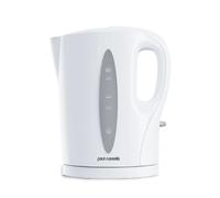 Paul Russells PR15635 White Plastic Kettle 1.7L Capacity 7 Cup Family 2200W LED