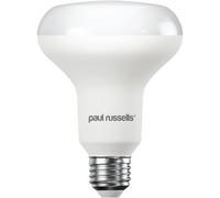 Paul Russells R80 Led Spotlight E27, 10W 60W Eq, 940Lm, 4000K Cool White, Frosted, 120 Degree Beam, Non-Dimmable, 1 Pack