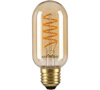 Paul Russells Spiral T45 Amber Dimmable Led Filament Bulb With E27 Edison Screw, 4W 1800K Extra Warm White Pack Of 1