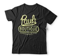 Paul’s Boutique Unisex T-Shirt | Beastie Boys New York Vintage Hip Hop Tee - 2XL Black