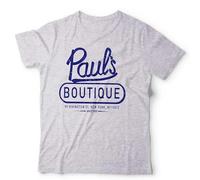 Paul’s Boutique Unisex T-Shirt | Beastie Boys New York Vintage Hip Hop Tee - L Grey