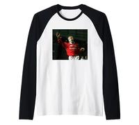 Paul Scholes Man Utd Valencia World Cup Football 1999 Raglan Baseball Tee