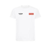 Paul Scholes Red Logo Kids T-Shirt - White / 7-8 years