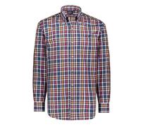 PAUL & SHARK c0p3009 Men's Shirt Cotton Checked White Blue Green Red Yellow - Multicolour - 43
