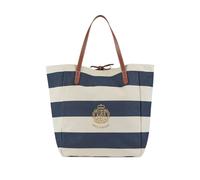 Paul & Shark embroidered-logo stripe-pattern bag - Blue One Size
