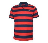 Paul Shark Men's Cotton Pique Polo With Iconic Badge C0P1228 142 Blue Red