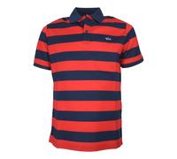 Paul Shark Men's Cotton Pique Polo With Iconic Badge C0P1228 142 Blue Red