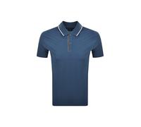 Paul & Shark Moon Badge X-Soft Cotton Pique Polo Shirt - Medium