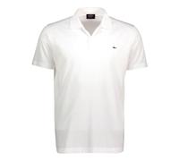 PAUL & SHARK Organic Cotton Piqué Polo Shirt White Shark Badge