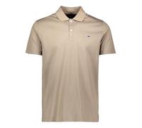 Paul Shark Organic Cotton Pique Polo With Shark Badge C0P1013 128 Beige