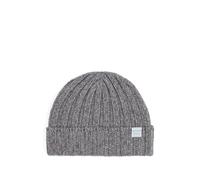 Paul & Shark ribbed beanie hat - Grey OS