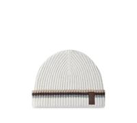 Paul & Shark ribbed beanie hat - Neutrals OS